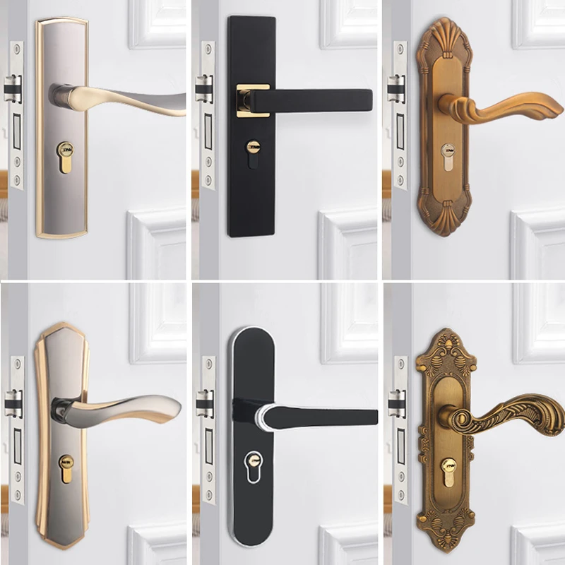 Bedroom Wooden Door Lock Set H - Smart Garden Door Lock avaliação e preço