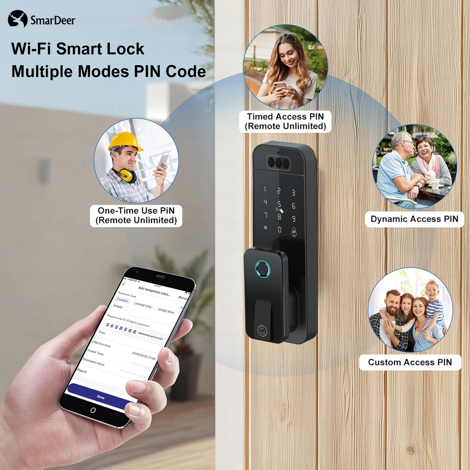 Waterproof Outdoor Smart Door  - Smart Garden Door Lock avaliação e preço