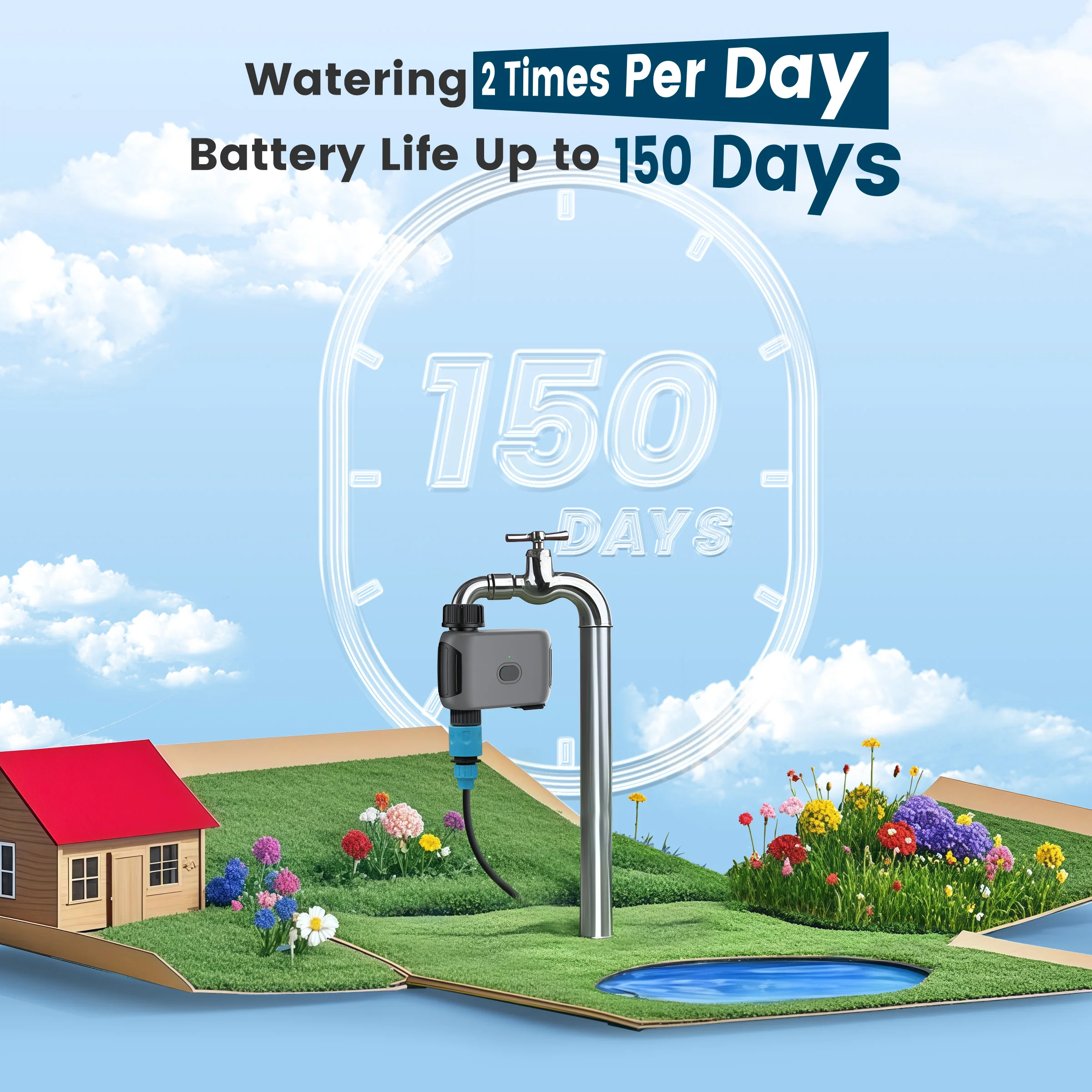 GIRIER Tuya Smart Water Timer  - Gardena Smart Irrigation Control avaliação e preço