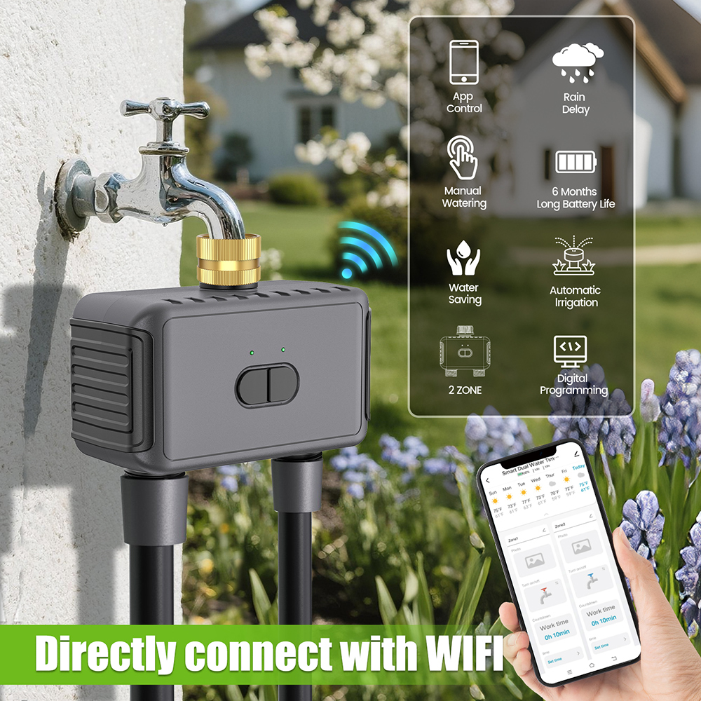 Wifi Automatic Water Timer Dua - Smart Garden Kit avaliação e preço