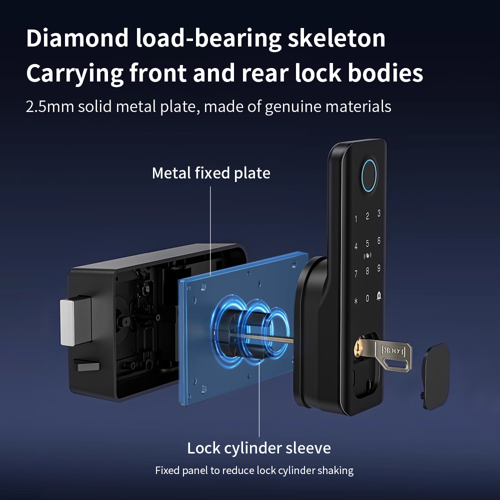 Wifi Fingerprint Waterproof Ou - Smart Garden Door Lock avaliação e preço
