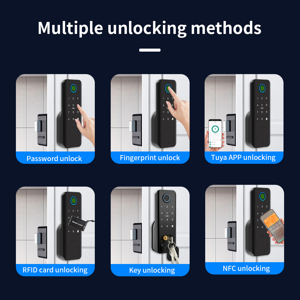 Wifi Fingerprint Waterproof Ou - Smart Garden Door Lock avaliação e preço