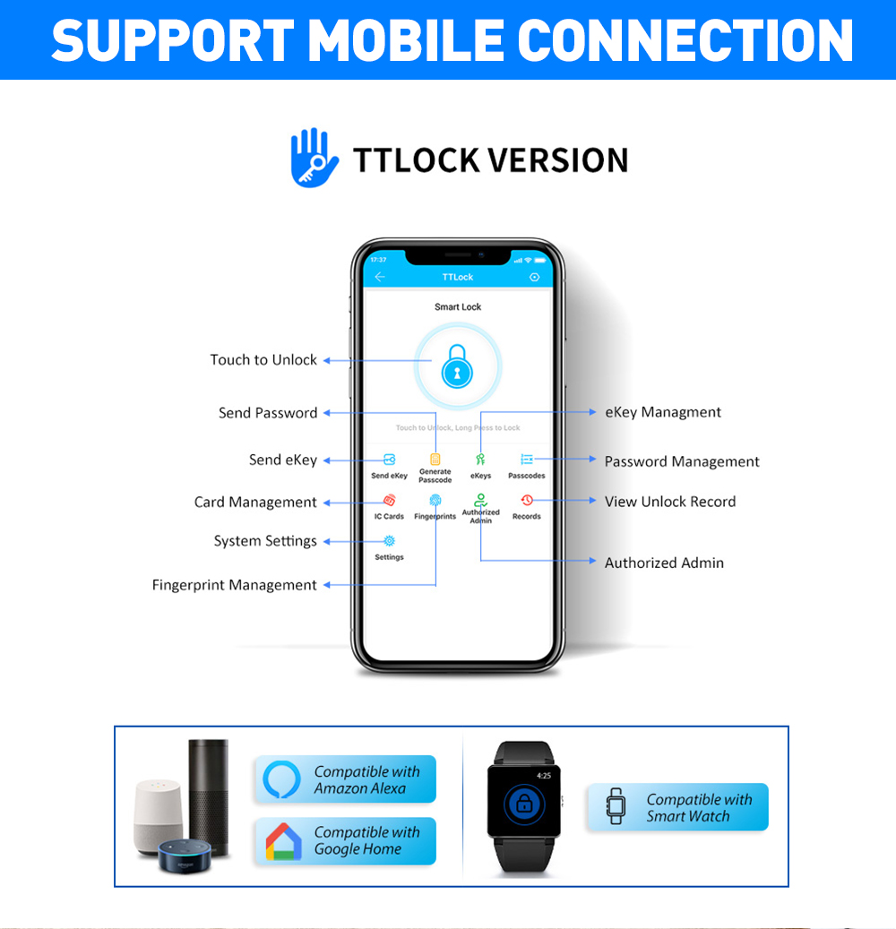 TTLOCK APP Outdoor Smart Lock  - Smart Garden Door Lock avaliação e preço