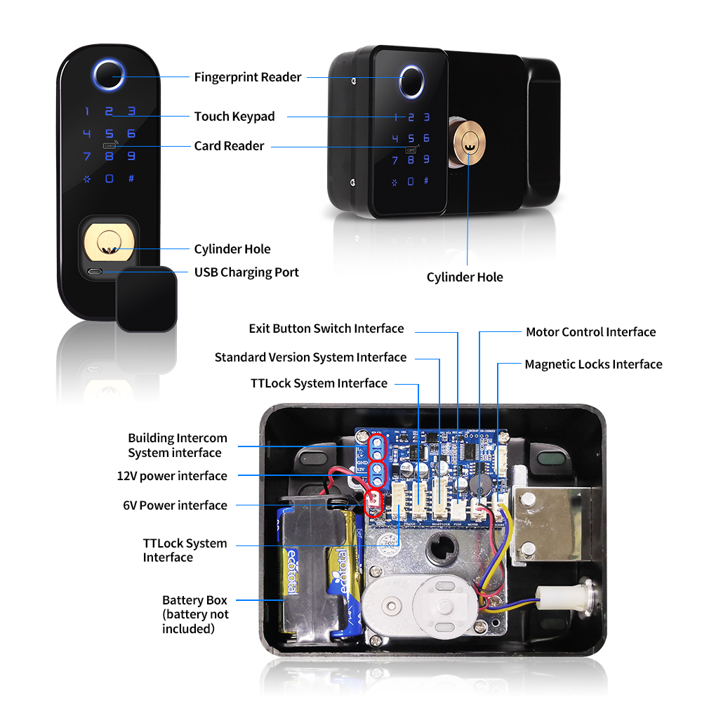 TTLOCK APP Outdoor Smart Lock  - Smart Garden Door Lock avaliação e preço