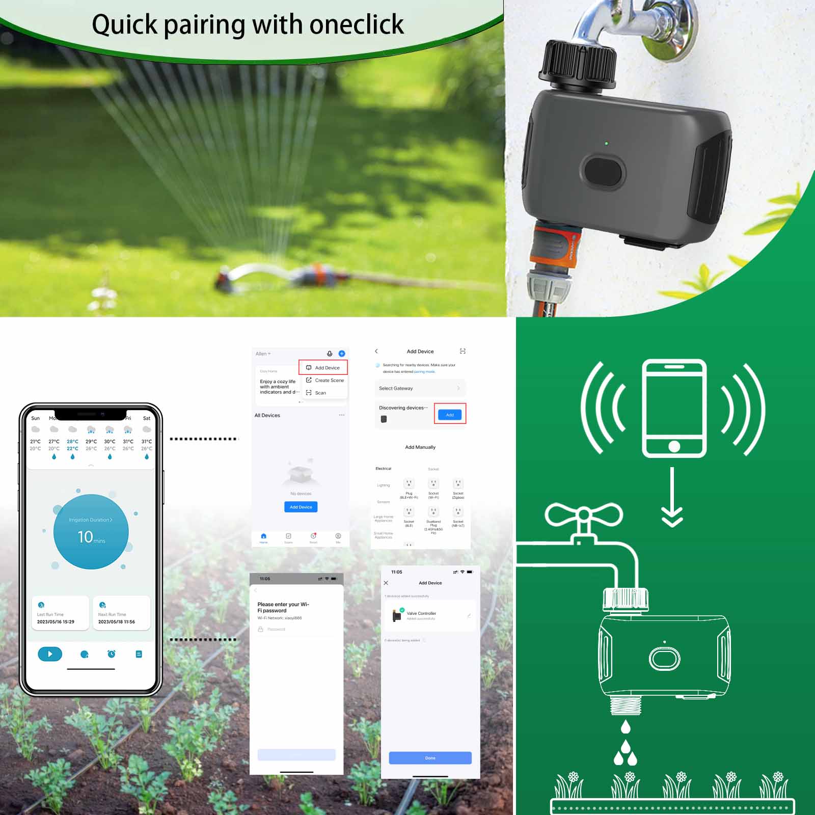 INSOMA automatic plant irrigat - Gardena Smart Irrigation Control avaliação e preço