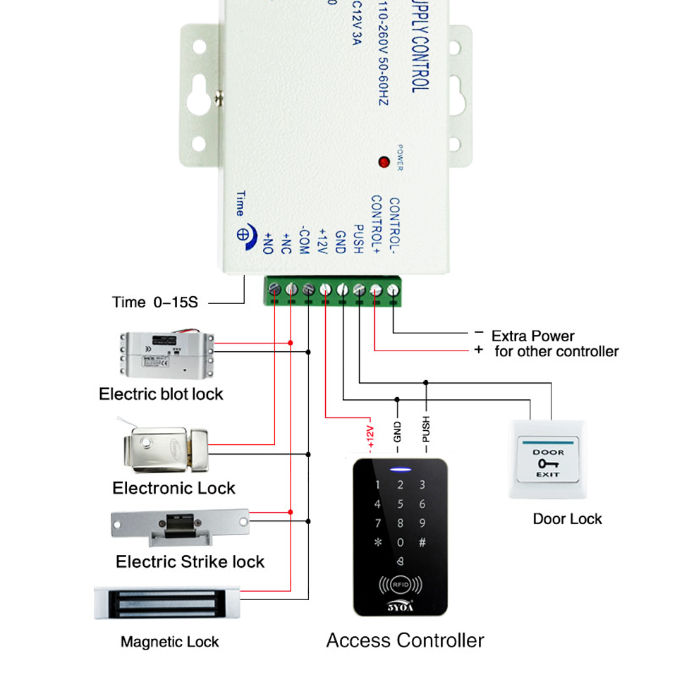 DC12V Fail Safe NC Electric Dr - Smart Garden Door Lock avaliação e preço