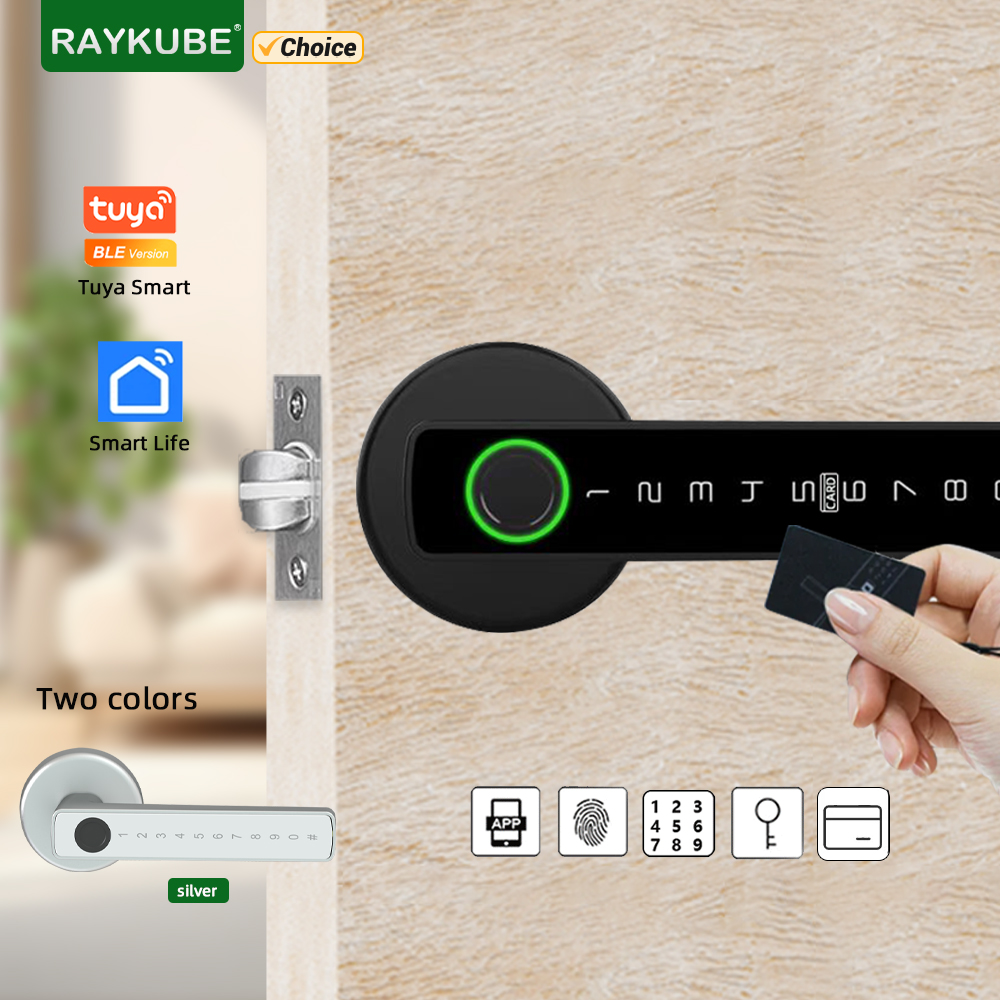RAYKUBE M5 Tuya BLE Smart Fing - Smart Garden Door Lock avaliação e preço