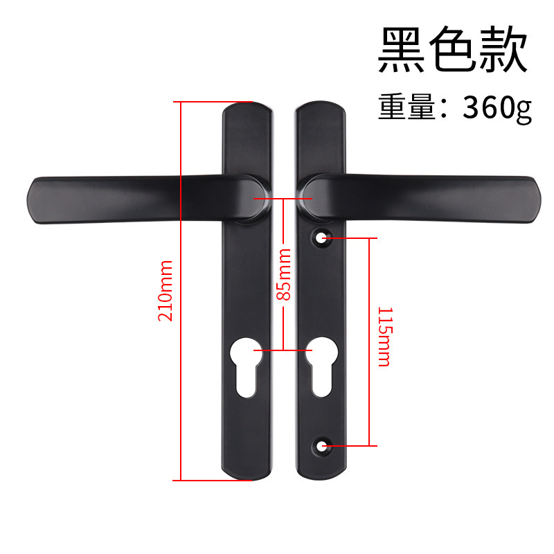 1PC  Aluminum Alloy Single Poi - Smart Garden Door Lock avaliação e preço