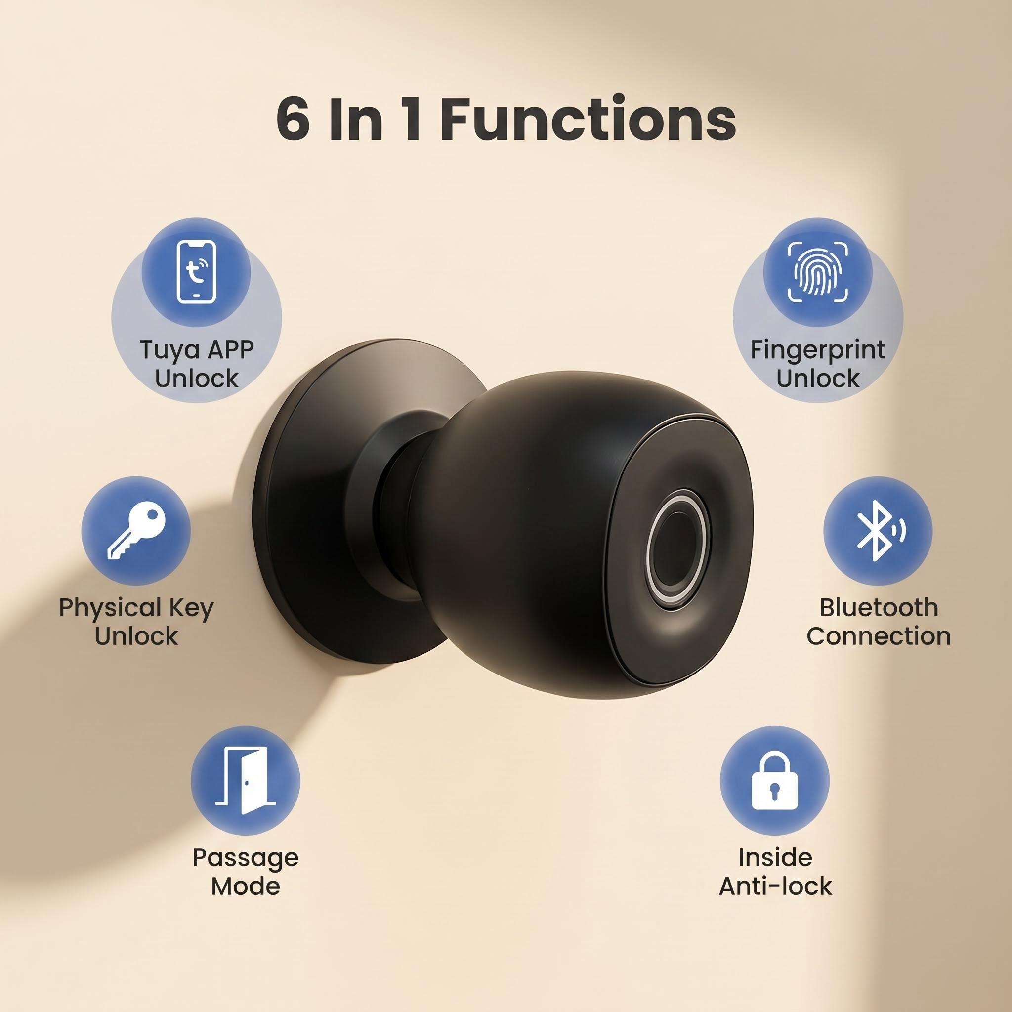 CDOK Q2 Smart Lock, Ball Lock, - Smart Garden Door Lock avaliação e preço
