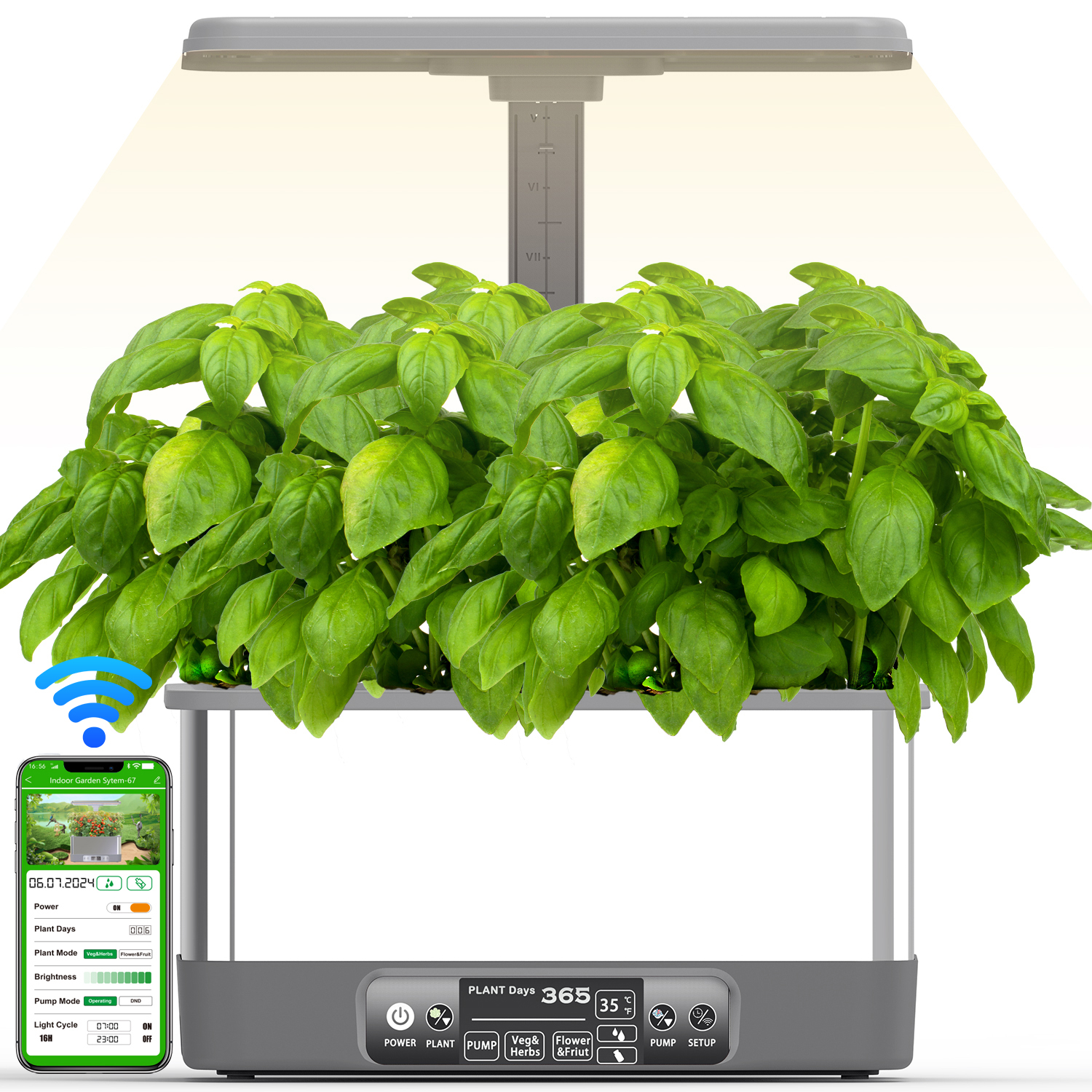 Hydroponics Growing System Kit - Smart Garden Kit avaliação e preço
