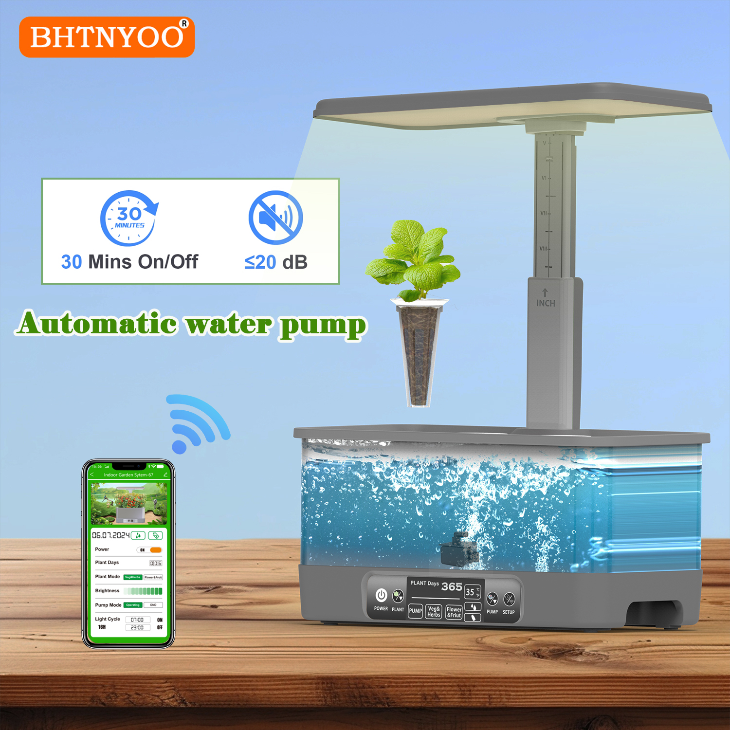 Hydroponics Growing System Kit - Smart Garden Kit avaliação e preço