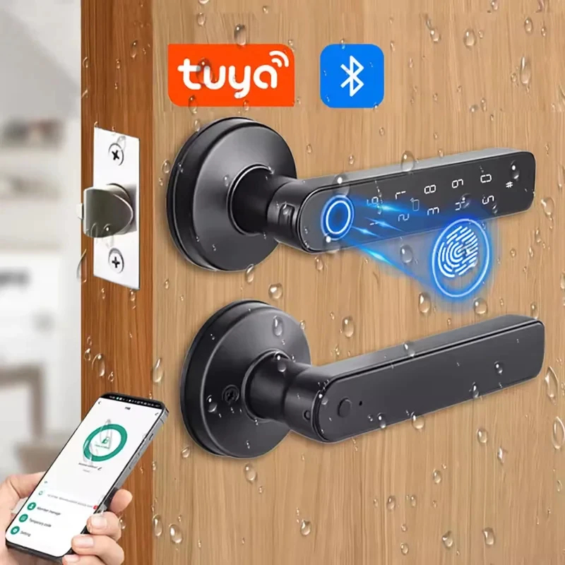 Tuya App Bluetooth Smart Finge - Smart Garden Door Lock avaliação e preço