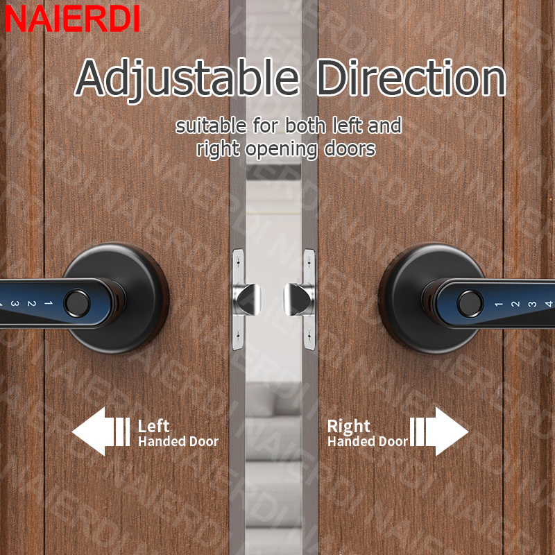 NAIERDI Smart Fingerprint Door - Smart Garden Door Lock avaliação e preço