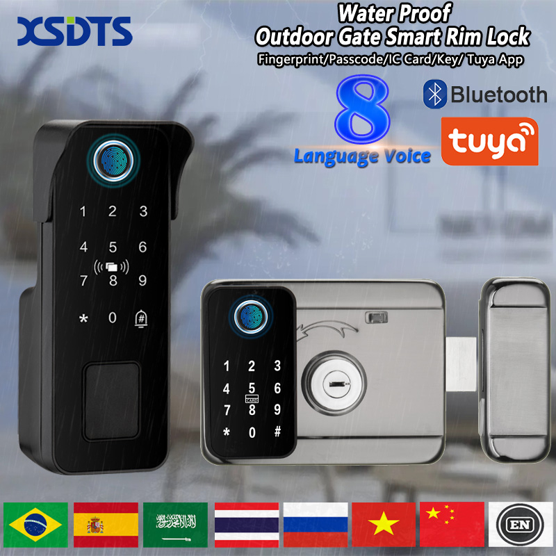 Waterproof Smart Door Lock Fin - Smart Garden Door Lock avaliação e preço