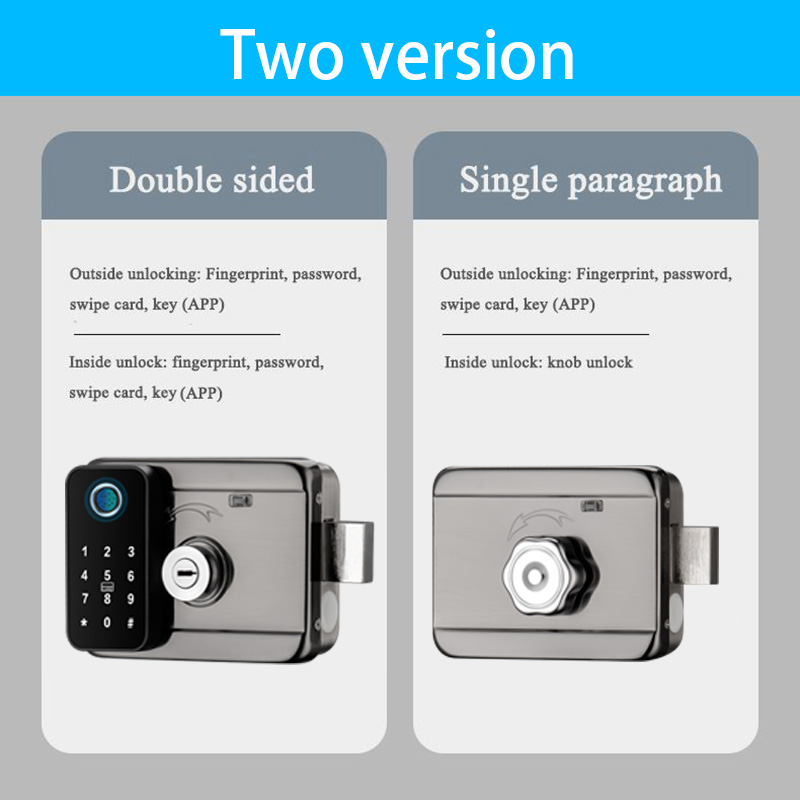 Waterproof Smart Door Lock Fin - Smart Garden Door Lock avaliação e preço