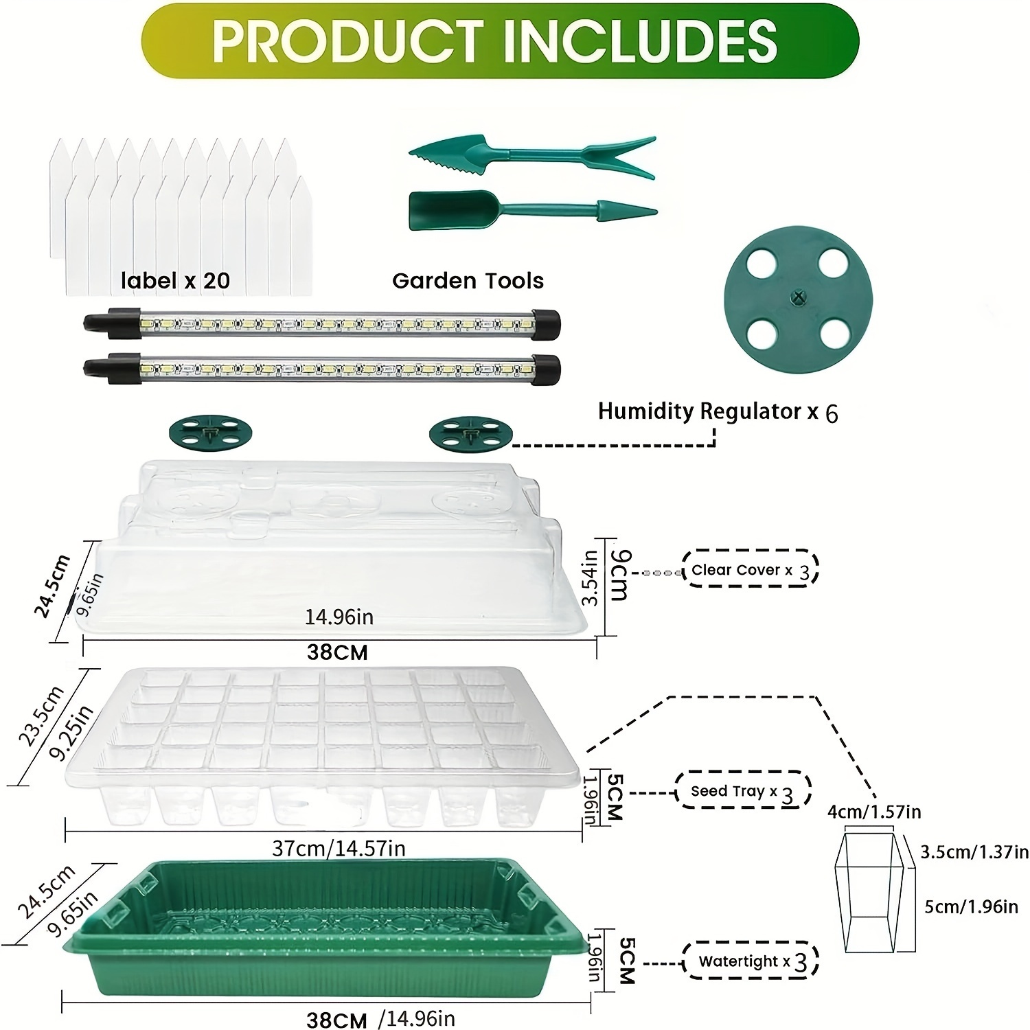 Seed Starter Trays With High D - Smart Garden Kit avaliação e preço