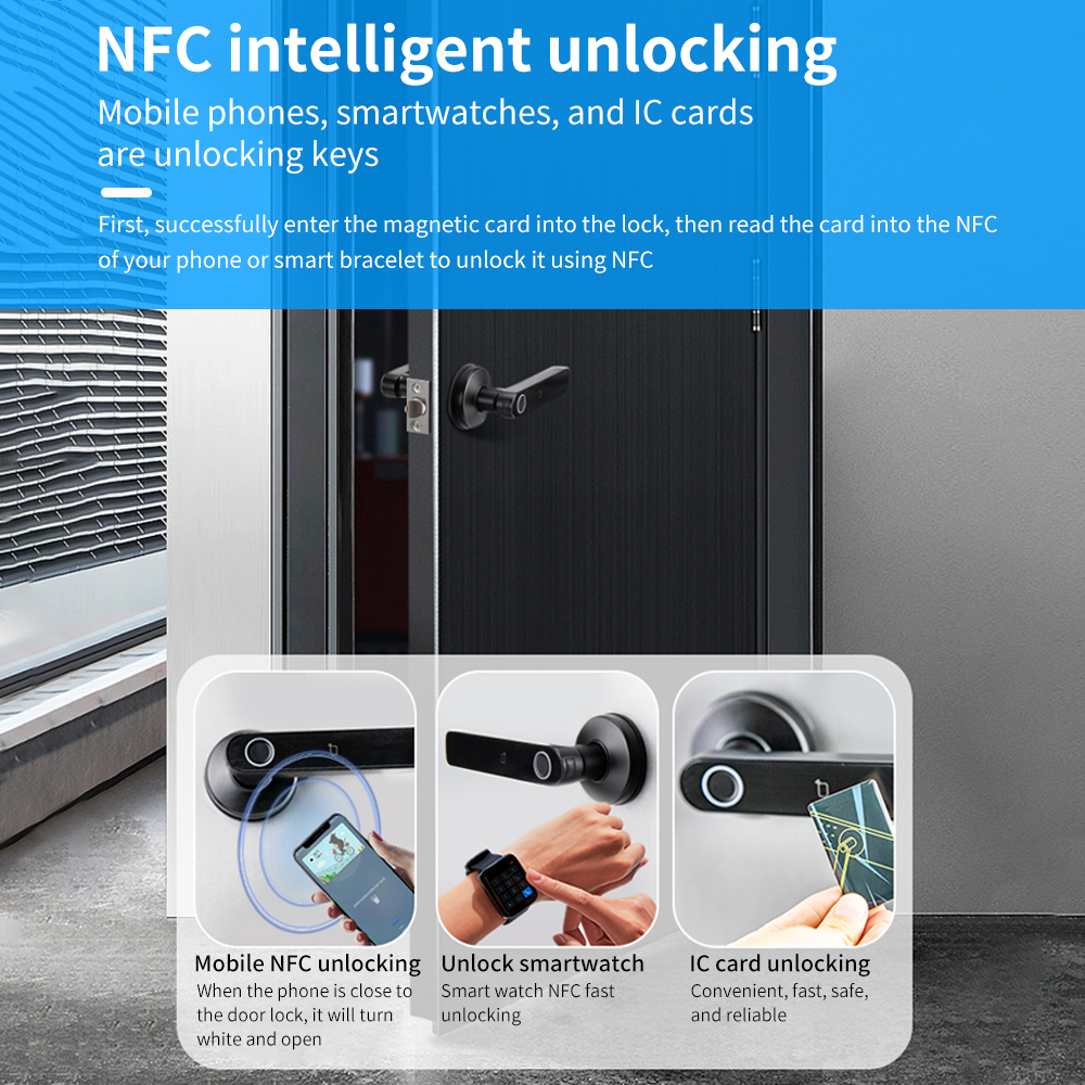 Tuya Bluetooth Smart Door Lock - Smart Garden Door Lock avaliação e preço