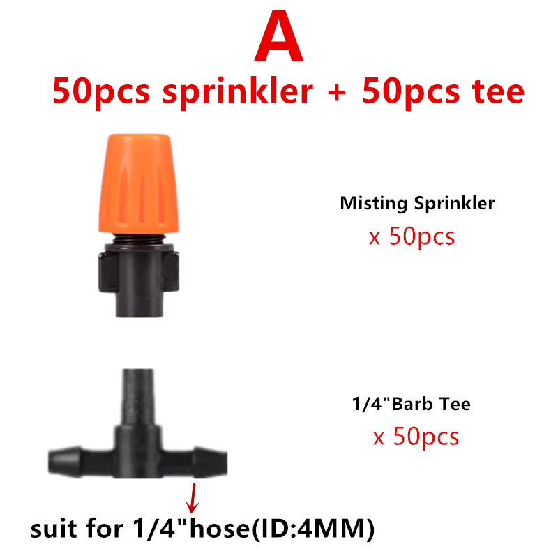 50pcs Garden Sprinkler Device  - Smart Garden Kit avaliação e preço