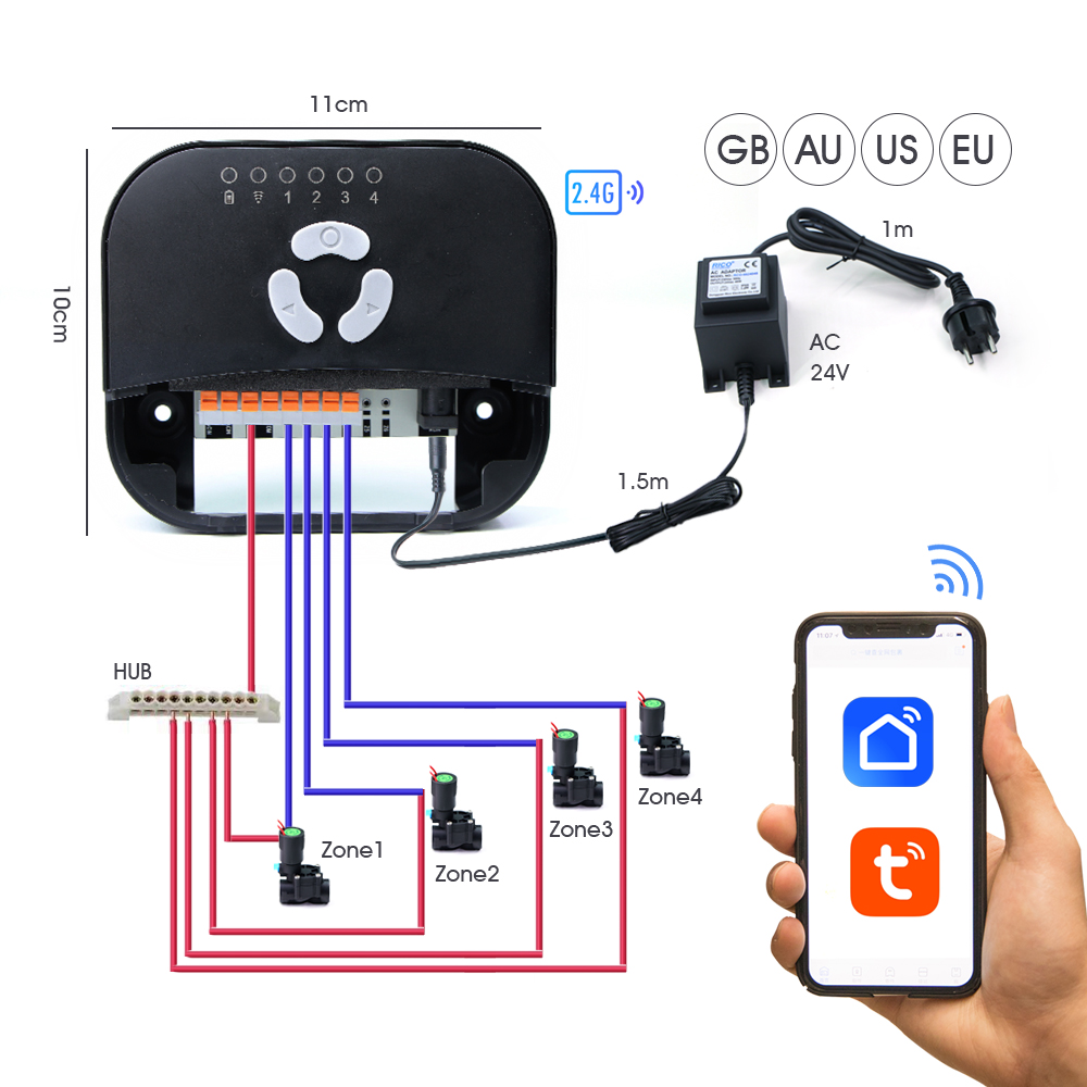 Garden Hose Solenoid Valve Con - Gardena Smart Irrigation Control avaliação e preço